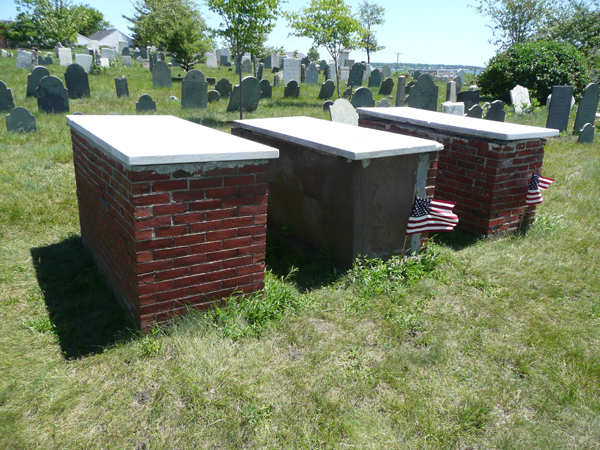 image of the cemetery tombs