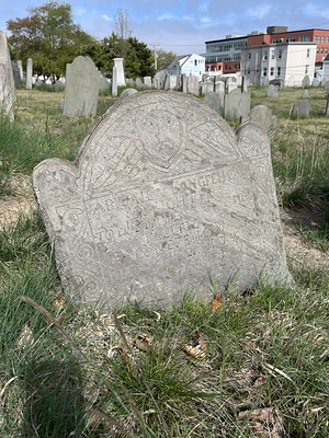 head stone of Abigail Longfellow