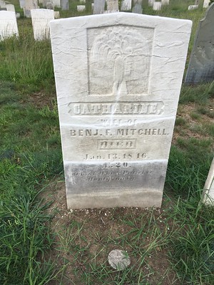 Catherine Mitchell head stone