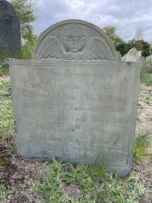 head stone of Henry Waite