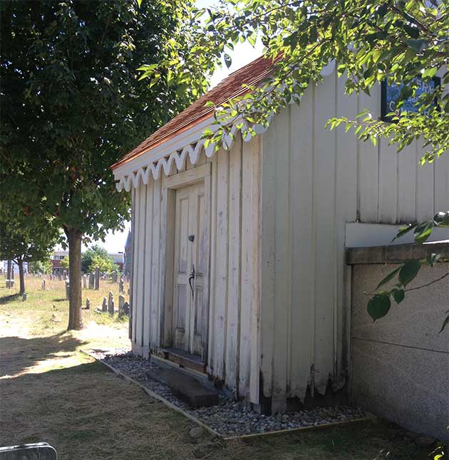  final reconstruction reconstruction phase of the dead house from the back