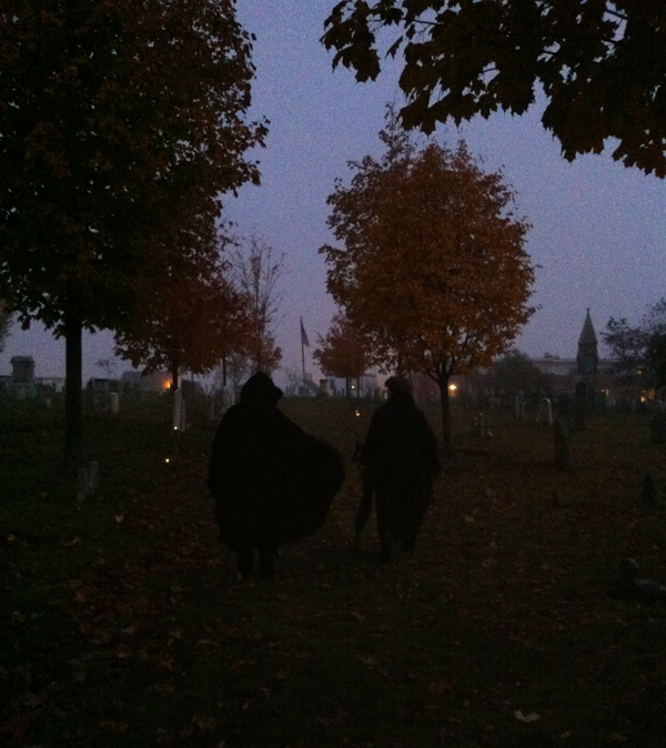 specters walk down Funeral Lane