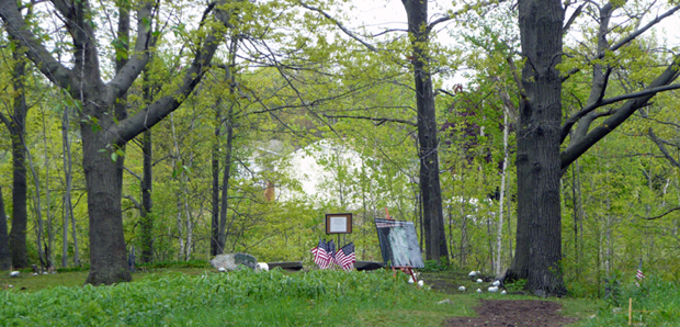 Grand Trunk Cemetery dedication in 2011.