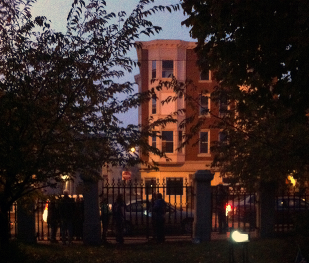 the natural light dims at the cemetery gates