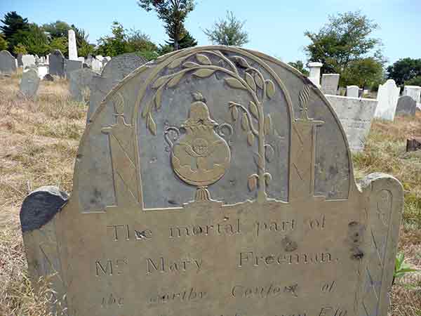 Mary Freeman's headstone