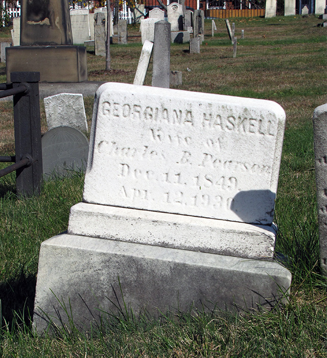 georgiana headstone