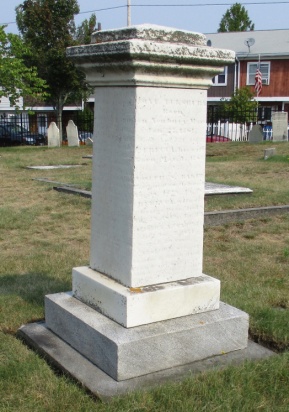 Marble monument in Eastern Cemetery