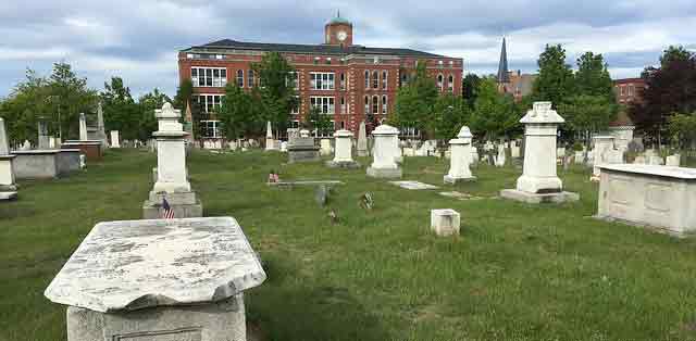 Eastern Cemetery Section A, Tombs Area landscape