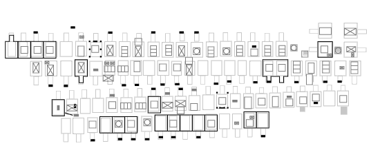 map elements of Section A tombs