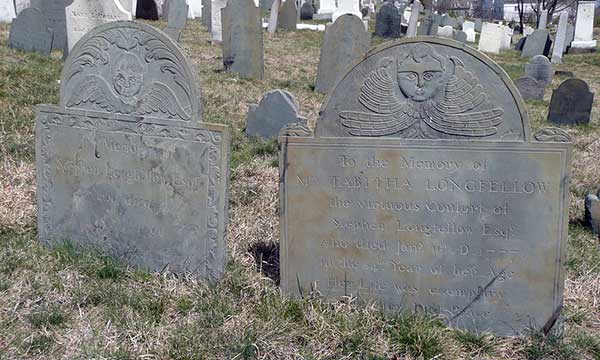 Tabitha and Stephen Longfellow markers